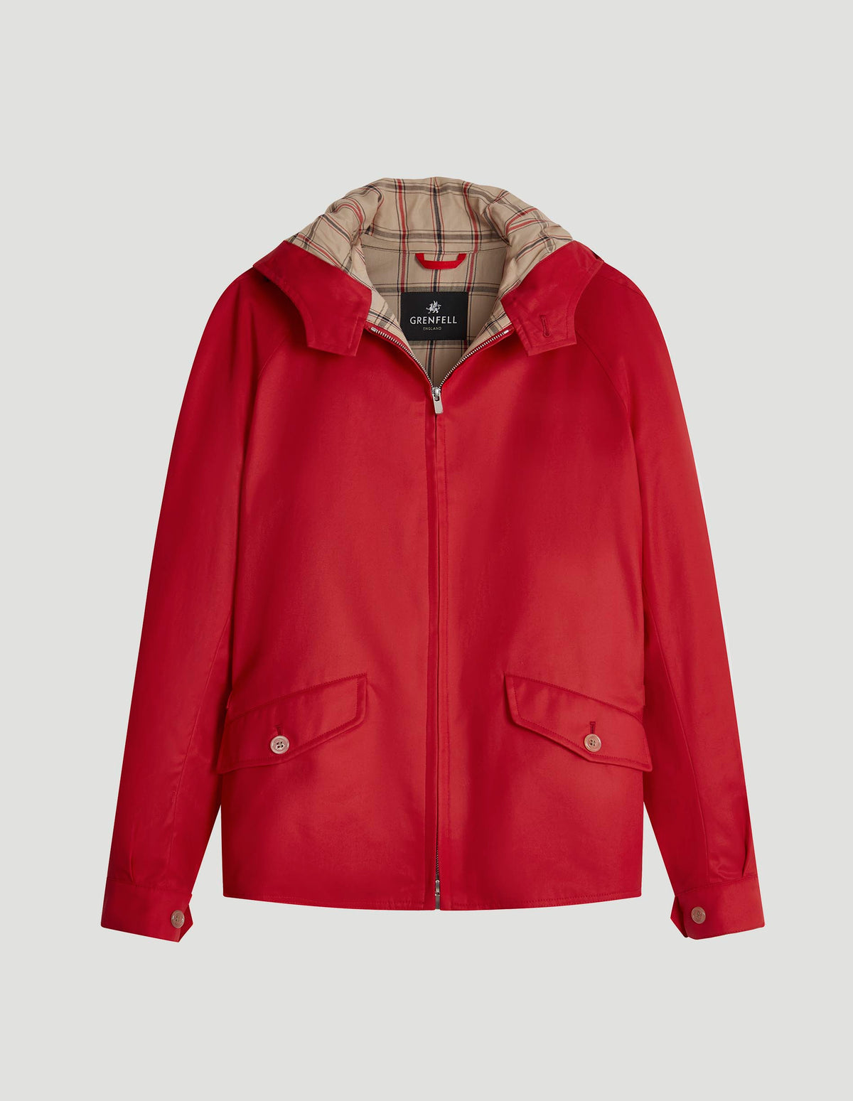 Load image into Gallery viewer, Hooded Golfer Grenfell Cloth Red